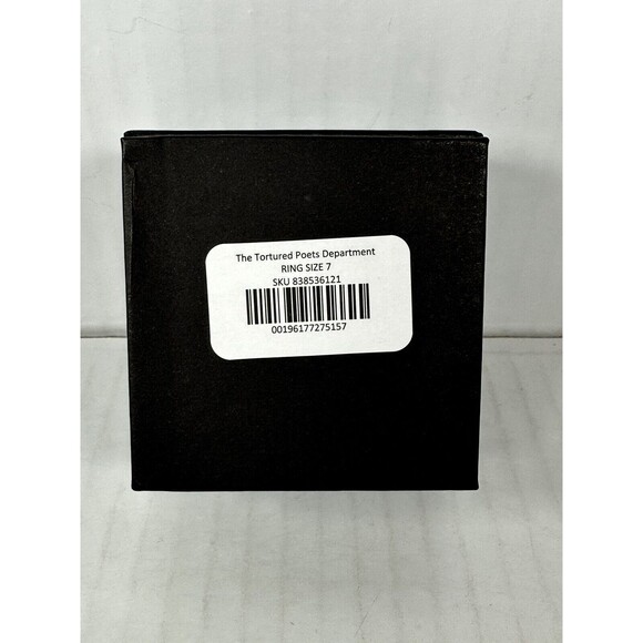 NEW Taylor Swift The Tortured Poets Department Size 7 Gold Plated Ring TTPD - Picture 4 of 4